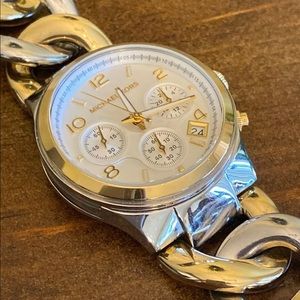 Michael Kors Gold/silver Chain Link Watch